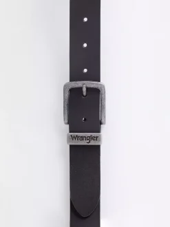 New Basic Metal Loop Leather Belt Herren Gürtel