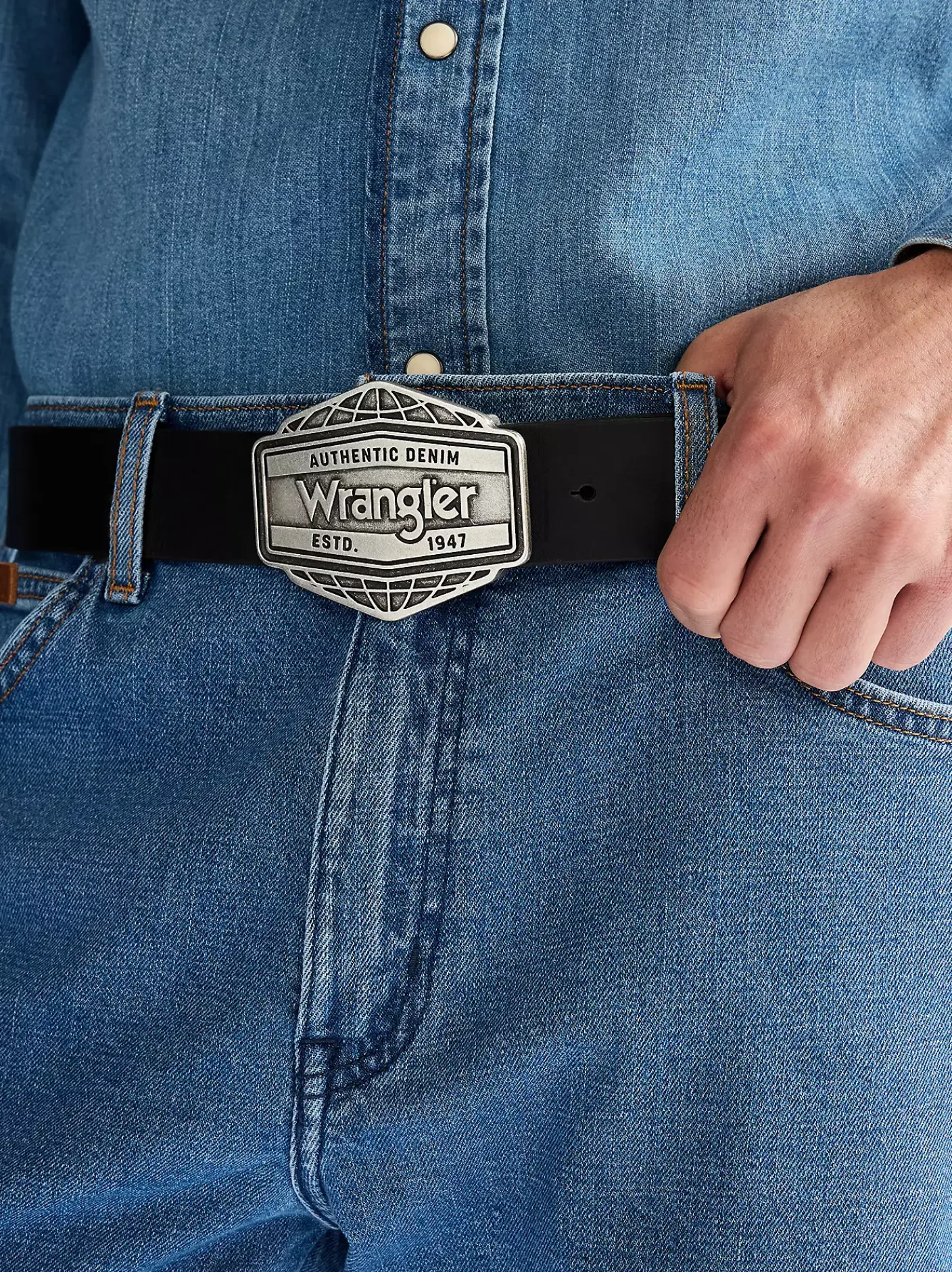 Hot Big Buckle Leather Belt Herren Gürtel