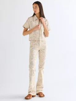 Outlet Bootcut Jean Damen Co-Ord Sets|Hosen