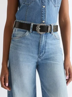 Clearance Dana Leather Belt Damen Gürtel