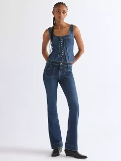 Sale Flare Jean Damen Co-Ord Sets|Jeans