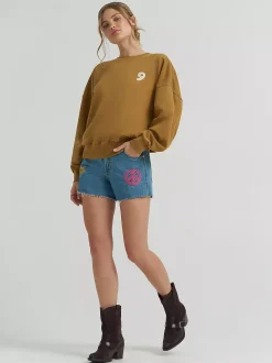 Best Lainey Wilson x Embroidered Cowboy Short 7.62cm Damen Shorts Und Röcke