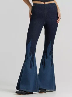Outlet Lainey Wilson x Flame Pull On Flare Jean Damen Co-Ord Sets