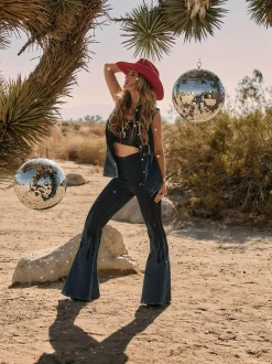 Outlet Lainey Wilson x Flame Pull On Flare Jean Damen Co-Ord Sets