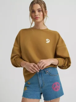 Hot ainey Wion x Good Jean weathirt Damen Pullover Und Strick