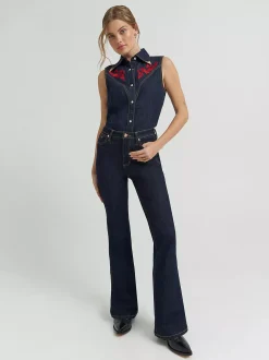 Sale Lainey Wilson x Lainey Flare Jean Damen Co-Ord Sets