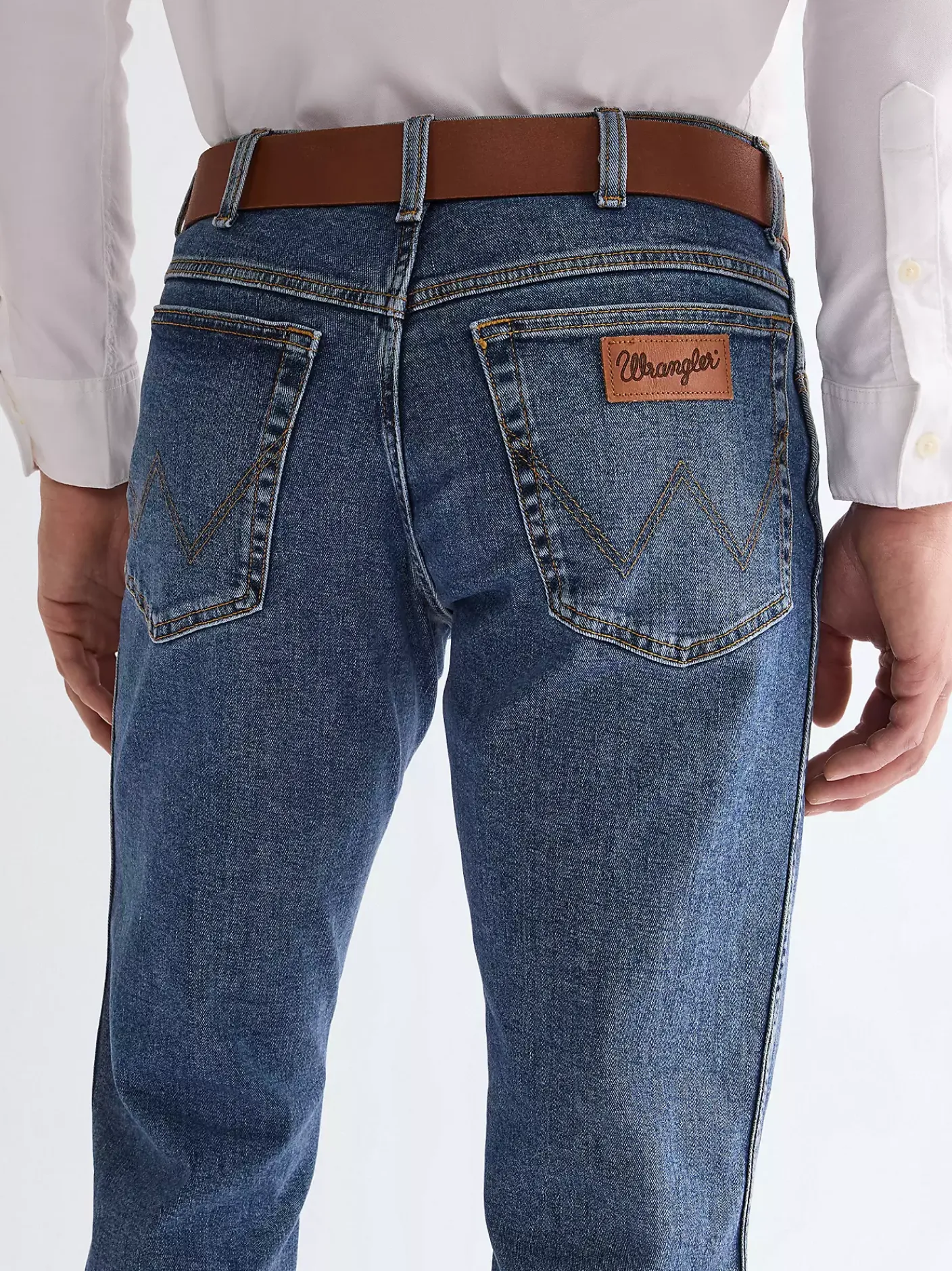 Best Metal Loop Leather Belt Herren Gürtel