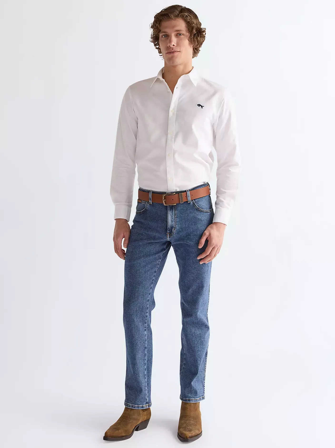 Best Metal Loop Leather Belt Herren Gürtel