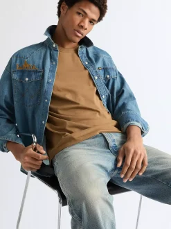 Hot Overized Wetern hirt Herren Hemden