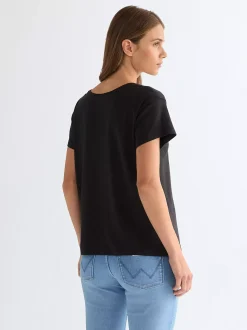 Clearance Regular Eay V Neck Tee Damen T-Shirts Und Poloshirts