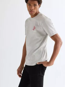 Clearance Regular Ebroidery Tee Herren T-Shirts Und Polos