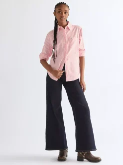Sale Reguar One Pocket hirt Damen Blusen Und Hemden