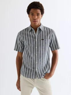 Sale Reguar hort eeve Chabray hirt Herren Hemden