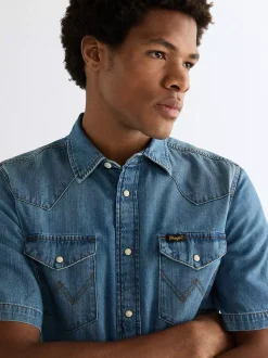 Sale Reguar hort eeve Wetern hirt Herren Hemden