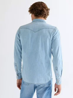 Outlet Reguar Western Shirt Herren Hemden