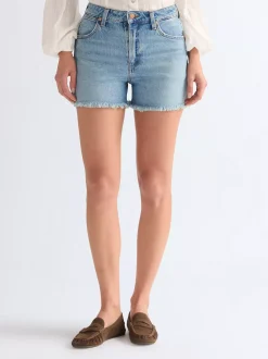 New Relaxed Cowboy 7.62 cm Short Damen Shorts Und Röcke