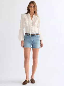 New Relaxed Cowboy 7.62 cm Short Damen Shorts Und Röcke