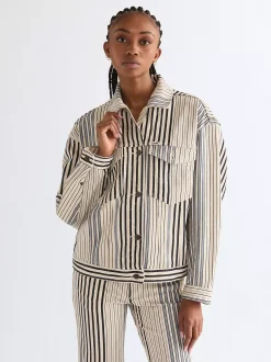 Hot Reaxed Cowgir Jacket Damen Co-Ord Sets|Jacken