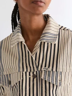Hot Reaxed Cowgir Jacket Damen Co-Ord Sets|Jacken