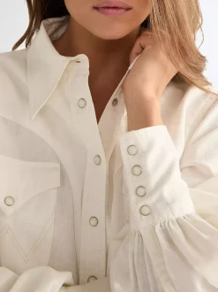 Best Relaxed Exaggerated Wetern hirt Damen Blusen Und Hemden
