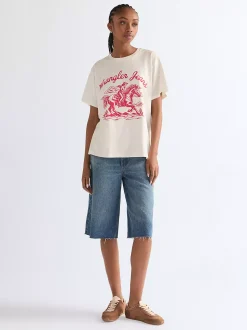 Outlet Reaxed Girfriend Tee Damen T-Shirts Und Poloshirts|Oberteile