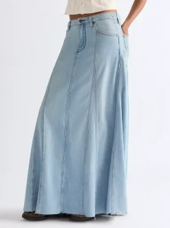 Outlet Relaxed Radiating Lightweight Maxi kirt Damen Shorts Und Röcke