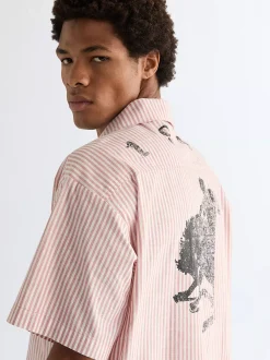 Outlet Reaxed hort eeve Reort hirt Herren Hemden