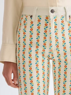Online 70s Flare Jean Damen Co-Ord Sets