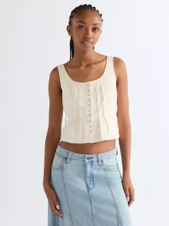 Hot i Peated Coret Top Damen Blusen Und Hemden|Co-Ord Sets
