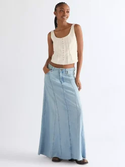 Hot i Peated Coret Top Damen Blusen Und Hemden|Co-Ord Sets