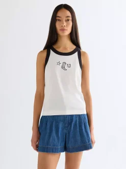 New i Ringer Tank Damen T-Shirts Und Poloshirts|Oberteile