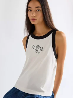 New i Ringer Tank Damen T-Shirts Und Poloshirts|Oberteile