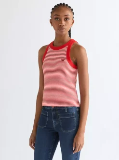 Discount i Ringer Tank Damen T-Shirts Und Poloshirts|Oberteile
