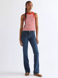 Discount i Ringer Tank Damen T-Shirts Und Poloshirts|Oberteile