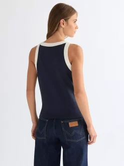 Outlet i Ringer Tank Damen T-Shirts Und Poloshirts|Oberteile