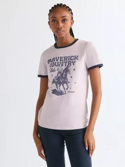 Hot i Ringer Tee Damen T-Shirts Und Poloshirts|Oberteile