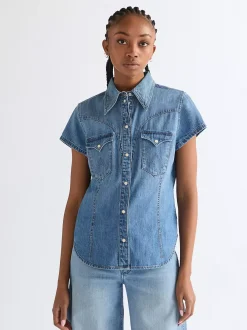 New li tylized Lightweight Wetern hirt Damen Blusen Und Hemden|Oberteile
