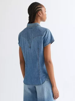 New li tylized Lightweight Wetern hirt Damen Blusen Und Hemden|Oberteile