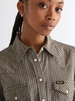 Outlet i Wetern hirt Damen Blusen Und Hemden