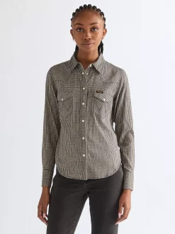 Outlet i Wetern hirt Damen Blusen Und Hemden