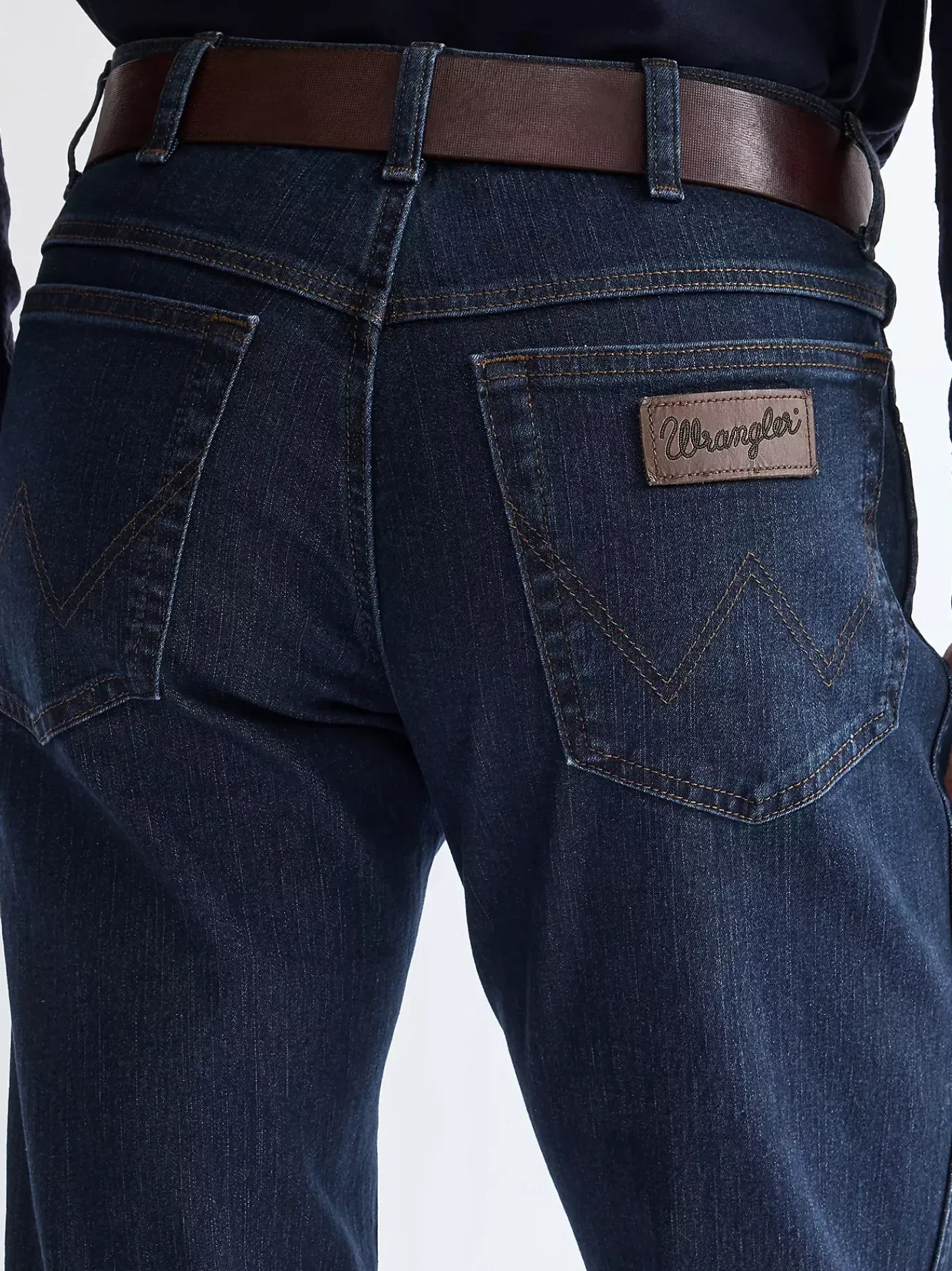 Discount Structured Leather Belt Herren Gürtel