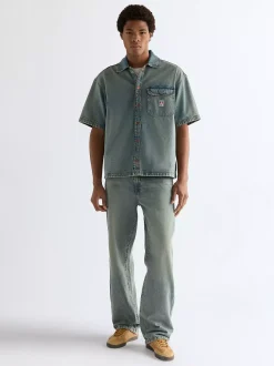Clearance Toughite Reaxed hort eeve Overhirt Herren Hemden|Co-Ord Sets