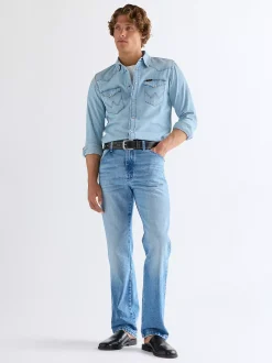 Sale Western Stitch Leather Belt Herren Gürtel