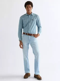 New Western Stitch Leather Belt Herren Gürtel