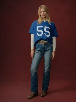 Discount ® x Cherry Football Jersey Damen T-Shirts Und Poloshirts